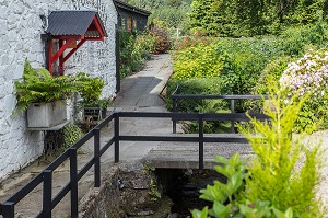 FABRICATION DE TISSUS A LA MAIN, AVOCA MILL, COMTE DE WICKLOW, IRLANDE 