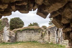 CHATEAU FORT, ANCIENNE FORTERESSE MILITAIRE DU X EME SIECLE, IVRY-LA-BATAILLE (27), FRANCE 