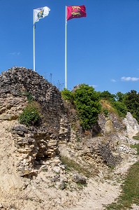 CHATEAU FORT, ANCIENNE FORTERESSE MILITAIRE DU X EME SIECLE, IVRY-LA-BATAILLE (27), FRANCE 