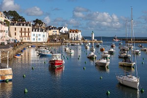 PETIT PORT DE PLAISANCE DE SAUZON, MORBIHAN (56), FRANCE 