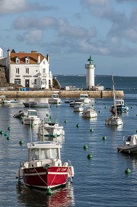 HOTEL DU PHARE, PETIT PORT DE PLAISANCE DE SAUZON, MORBIHAN (56), FRANCE 