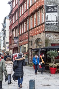 LIBRAIRIE INDEPENDANTE LE FAILLER, RUE SAINT-GEORGES, RENNES (35), FRANCE 