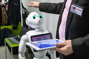 ROBOT AU SERVICE DES SENIORS, TROPHEES SILVERECO 2017, SILVER INNOV', IVRY-SUR-SEINE (94), FRANCE 