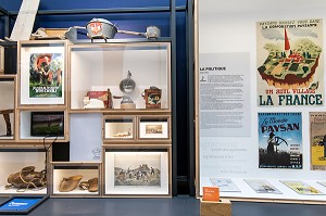 ESPACE CONSACRE AUX FEMMES ET A LA POLITIQUE, MUSEE DU COMPA, CONSERVATOIRE DE L'AGRICULTURE, CHARTRES (28), FRANCE 