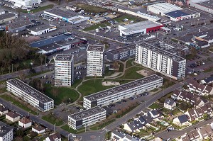 CITE D'HABITATION COLLECTIVE DE LA VILLE DE GRANVILLE (50), FRANCE 