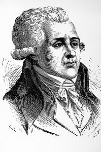 MAXIMILIEN FRANCOIS MARIE ISODORE DE ROBESPIERRE (1758-1794), AVOCAT ET HOMME POLITIQUE, CHEF DES MONTAGNARDS, MUSEE DU COMPA, CONSERVATOIRE DE L'AGRICULTURE, CHARTRES (28), FRANCE 