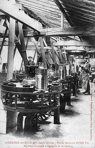 USINE BENJAMIN BOHIN FILS, FABRICATION D'AIGUILLES, SAINT SULPICE SUR RISLE, (61) ORNE, BASSE-NORMANDIE, FRANCE 