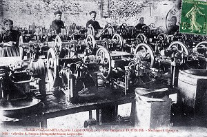 USINE BENJAMIN BOHIN FILS, FABRICATION D'AIGUILLES, SAINT SULPICE SUR RISLE, (61) ORNE, BASSE-NORMANDIE, FRANCE 