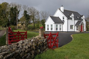COTTAGE IRLANDAIS, RATHMULLAN, COMTE DE DONEGAL, IRLANDE 