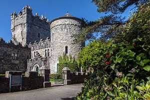 JARDIN ET CHATEAU, PARC NATIONAL DE GLENVEAGH, COMTE DE DONEGAL, IRLANDE 