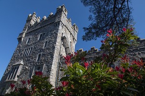 JARDIN ET CHATEAU, PARC NATIONAL DE GLENVEAGH, COMTE DE DONEGAL, IRLANDE 