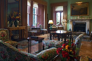 LE SALON DU CHATEAU, PARC NATIONAL DE GLENVEAGH, COMTE DE DONEGAL, IRLANDE 