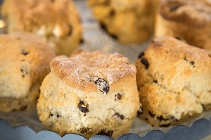 SCONES IRLANDAIS AUX CRANBERRIES, GATEAU TRADITIONNEL, COMTE DE DONEGAL, IRLANDE 