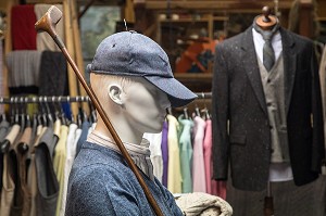 MAGASIN D'USINE DE VETEMENTS EN LAINE DE JOHN MOLLOY, VILLE DE ARDARA, COMTE DE DONEGAL, IRLANDE 