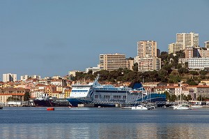 BATEAU DE CROISIERE 'LA MERIDIONALE', BAIE D'AJACCIO, CORSE-DU-SUD, FRANCE 