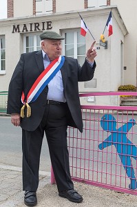 PORTRAIT DE CLAUDE TEROUINARD, PRESIDENT DU CONSEIL DEPARTEMENTAL D'EURE-ET-LOIR, MAIRE DE CHATTILLON-EN-DUNOIS (28), FRANCE