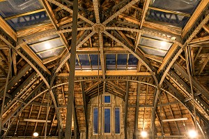 CHARPENTE DU DOME DU MUSEE DU HIERON, PARAY-LE-MONIAL (71), FRANCE 