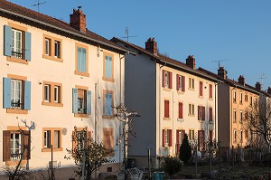 CITE DES CHEMINOTS PLM, QUARTIER SUD DE BELLEVUE, PARAY-LE-MONIAL (71), FRANCE 