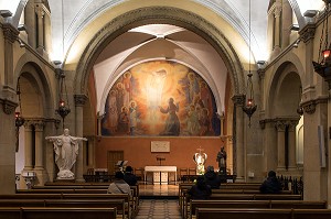 CHAPELLE DU MONASTERE DE LA VISITATION DITES DES APPARITIONS CONSTRUITE 1633, DEDIEE A SAINTE MARGUERITE-MARIE, PARAY-LE-MONIAL (71), FRANCE 