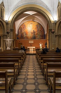 CHAPELLE DU MONASTERE DE LA VISITATION DITES DES APPARITIONS CONSTRUITE 1633, DEDIEE A SAINTE MARGUERITE-MARIE, PARAY-LE-MONIAL (71), FRANCE 