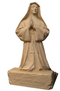 STATUE DE SAINTE MARGUERITE-MARIE ALACOQUE (1647-1690), CANONISEE EN 1920, BASILIQUE DU SACRE COEUR, PARAY-LE-MONIAL (71), FRANCE 