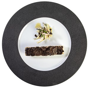 OPERA DE FOIE GRAS A LA TRUFFE, RECETTE DU CHEF ETOILE LAURENT CLEMENT, ATELIER DE CUISINE DU COURS GABRIEL, MARCHE DE SAISON, CHARTRES (28), FRANCE 