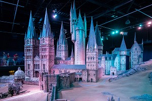 MAQUETTE DE POUDLARD, STUDIO TOUR LONDON, THE MAKING OF HARRY POTTER, WARNER BROS, LEAVESDEN, ROYAUME UNI 
