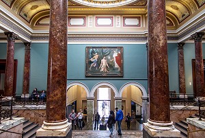 INTERIEUR DE LA NATIONAL GALLERY, LONDRES, GRANDE-BRETAGNE, EUROPE 