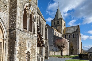 ABBAYE SAINT-VIGOR DU XI EME SIECLE DE CERISY-LA-FORET (50), FRANCE 