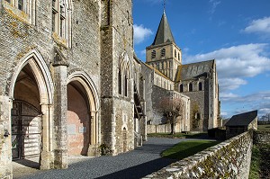 ABBAYE SAINT-VIGOR DU XI EME SIECLE DE CERISY-LA-FORET (50), FRANCE 
