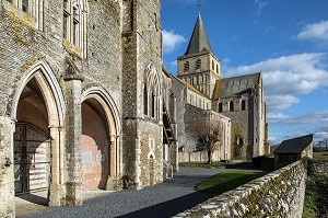 ABBAYE SAINT-VIGOR DU XI EME SIECLE DE CERISY-LA-FORET (50), FRANCE 