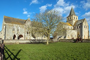 ABBAYE SAINT-VIGOR DU XI EME SIECLE DE CERISY-LA-FORET (50), FRANCE 