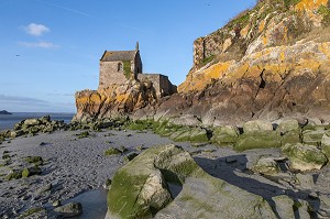 CHAPELLE SAINT-AUBERT SUR LA MER, ABBAYE DU MONT-SAINT-MICHEL (50), FRANCE 