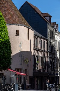 TOURELLE HENNEQUIN, ANCIENNE PORTE D'ENTREE DE LA VILLE, 6 RUE PORTE CHARTRAINE, VILLE DE DREUX, EURE-ET-LOIR (28), FRANCE 