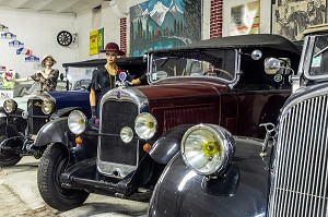 CITROEN C4 DE 1934, CARROSSERIE TORPEDO, MUSEE RETRO MOBILE DROUAIS, DREUX, EURE-ET-LOIR (28), FRANCE 