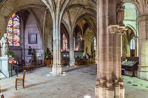 DEAMBULATOIRE SAINT-PIERRE, EGLISE SAINT-PIERRE SUR LA PLACE METEZEAU, VILLE DE DREUX, EURE-ET-LOIR (28), FRANCE 