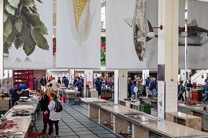 MARCHE AUX POISSONS, MERCADO LAVRADORES, FUNCHAL, ILE DE MADERE, PORTUGAL 