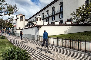 PALAIS SAINT LAURENT, FORTERESSE ERIGEE AU DEBUT DU XVIEME SIECLE, RESIDENCE DU PREMIER MINISTRE, MUSEE MILITAIRE, FUNCHAL, ILE DE MADERE, PORTUGAL 