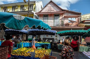 MARCHE DE CAYENNE, GUYANE FRANCAISE, DEPARTEMENT-REGION D'OUTRE-MER, AMERIQUE DU SUD, FRANCE 