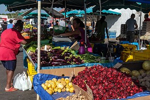 MARCHE DE CAYENNE, GUYANE FRANCAISE, DEPARTEMENT-REGION D'OUTRE-MER, AMERIQUE DU SUD, FRANCE 