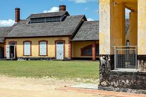 LES CUISINES RESTAUREES, CAMP DE LA TRANSPORTATION, SAINT-LAURENT DU MARONI, GUYANE FRANCAISE, DEPARTEMENT-REGION D'OUTRE-MER, AMERIQUE DU SUD, FRANCE 
