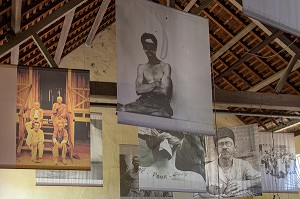 PHOTOS DES BAGNARDS, MUSEE DU CAMP DE LA TRANSPORTATION, SAINT-LAURENT DU MARONI, GUYANE FRANCAISE, DEPARTEMENT-REGION D'OUTRE-MER, AMERIQUE DU SUD, FRANCE 