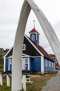 MUSEE ET EGLISE DE BETHEL, SISIMIUT MUSEUM WEST, GROENLAND, DANEMARK 