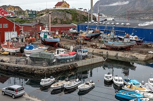 PORT DE SISIMUIT, GROENLAND, DANEMARK 
