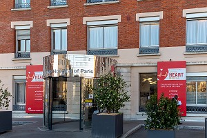 PREVENTION CONTRE LES MALADIES CARDIAQUES, MOIS DU COEUR EN FEVRIER, HOPITAL AMERICAIN, NEUILLY-SUR-SEINE, FRANCE