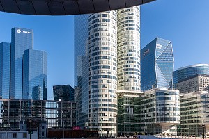 IMMEUBLE DU SIEGE DE TOTAL, COEUR DEFENSE ET TOURS DE PARIS-LA DEFENSE, PUTEAUX, FRANCE 