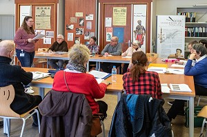 ATELIER DE GENEALOGIE ANIME PAR VIRGINIE TODOROVIC, ARCHIVES DEPARTEMENTALES D'EURE-ET-LOIR, CHARTRES (28), FRANCE 