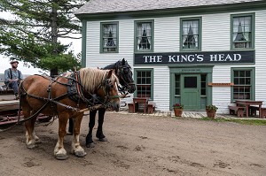 RESTAURANT DE L'AUBERGE THE KING'S HEAD, KINGS LANDING, VILLAGE HISTORIQUE ANGLOPHONE, PAROISSE DE PRINCE-WILLIAM, FREDERICTON, NOUVEAU-BRUNSWICK, CANADA, AMERIQUE DU NORD 