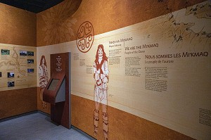 SITE DE METEPENAGIAG RETRACANT LA CULTURE ET LES ORIGINES DE LA PREMIERE NATION MI'KMAQ, MIRAMICHI, NOUVEAU-BRUNSWICK, CANADA, AMERIQUE DU NORD 