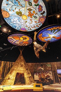 SITE DE METEPENAGIAG RETRACANT LA CULTURE ET LES ORIGINES DE LA PREMIERE NATION MI'KMAQ, MIRAMICHI, NOUVEAU-BRUNSWICK, CANADA, AMERIQUE DU NORD